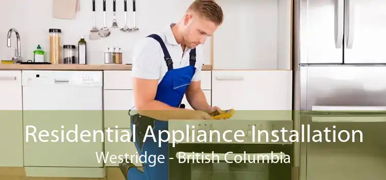 Residential Appliance Installation Westridge - British Columbia